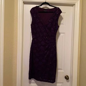 Purple Sequin Dress
